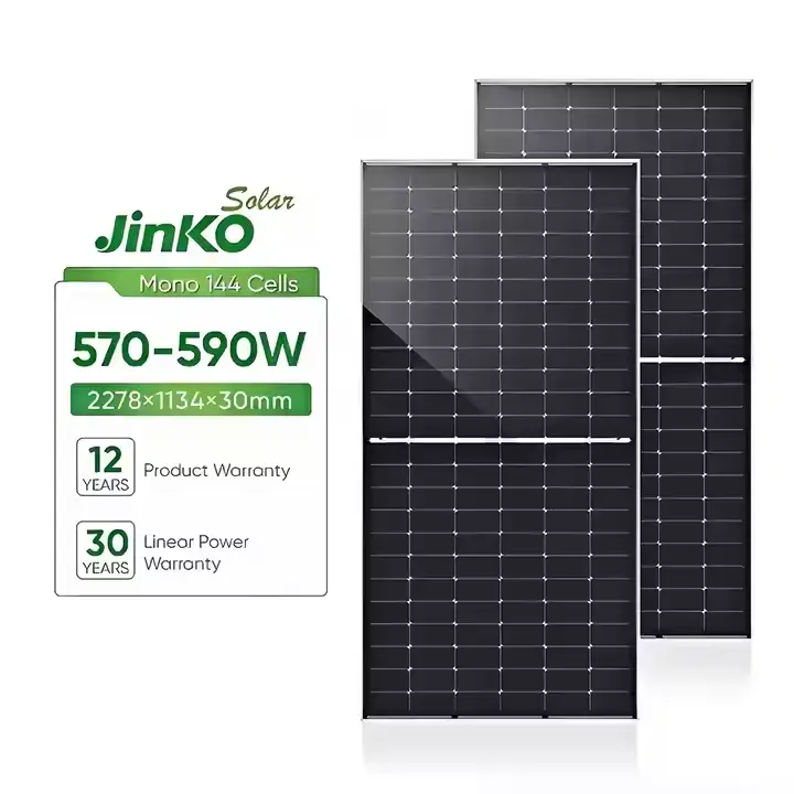 ☀️ Jinko N-Type TOPCon Bifacial Solar Panel — 570W–590W - Image 2